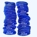 Adesivo Emblema Ford Azul Oval Sem Resina 71mm X 26mm