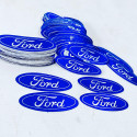Adesivo Ford Oval Decalque Emblema Sem Resina 45mm X 17mm