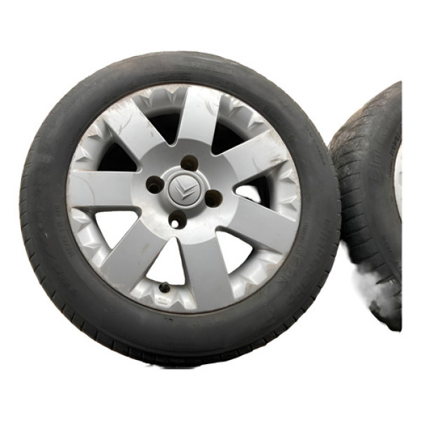 Roda De Liga Leve Aro 15 Citroen C3 Xlt Glx Original Unidade - Prateado Roda De Liga Leve Aro 15 Citroen C3 Xlt Glx Original Unidade - Prateado