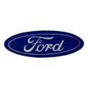 Adesivo Emblema Ford Azul Oval Sem Resina 71mm X 26mm