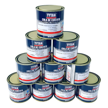 Cola De Contato Profissional Tytan Base Solv Orgânico 200ml Amarelo Cola De Contato Prof...
