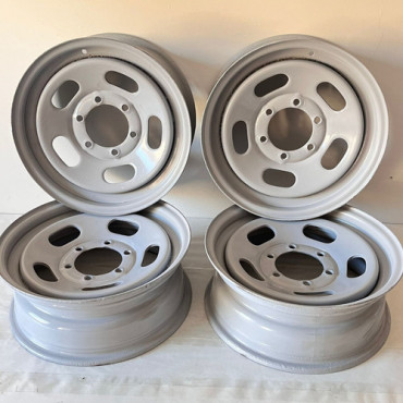 Jogo Roda Silverado  Mangels - Veraneio D20 - Aro 16 Jogo Roda Silverado ...