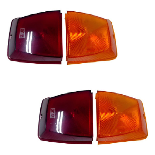 4 Lente Lant Traseira Canoa Grande Carreta Barcos Gf0033bic Bicolor 4 Lente Lant Traseira Canoa Grande Carreta Barcos Gf0033bic Bicolor