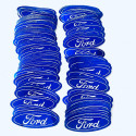 Adesivo Emblema Ford Azul Oval Sem Resina 71mm X 26mm
