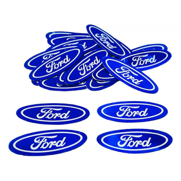 Adesivo Ford Oval Decalque Emblema Sem Resina 45mm X 17mm Adesivo Ford Oval Decalque Emblema Sem Resina 45mm X 17mm